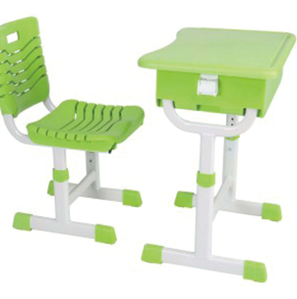 Single Modern Adjust Plastic Metal Frame Study Table
