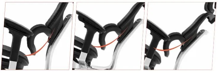 170 Degree Reclining High Back Executive Computer for Noon Break Swivel Office Mesh Chair