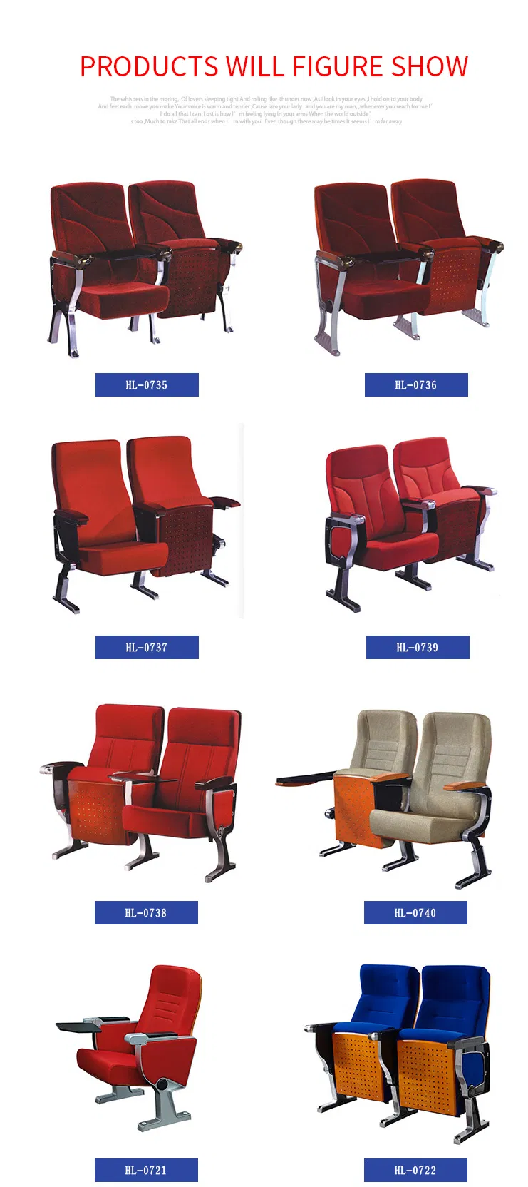2021 Popular Auditorium Chair for Lecture Room School Furniture Training Chair