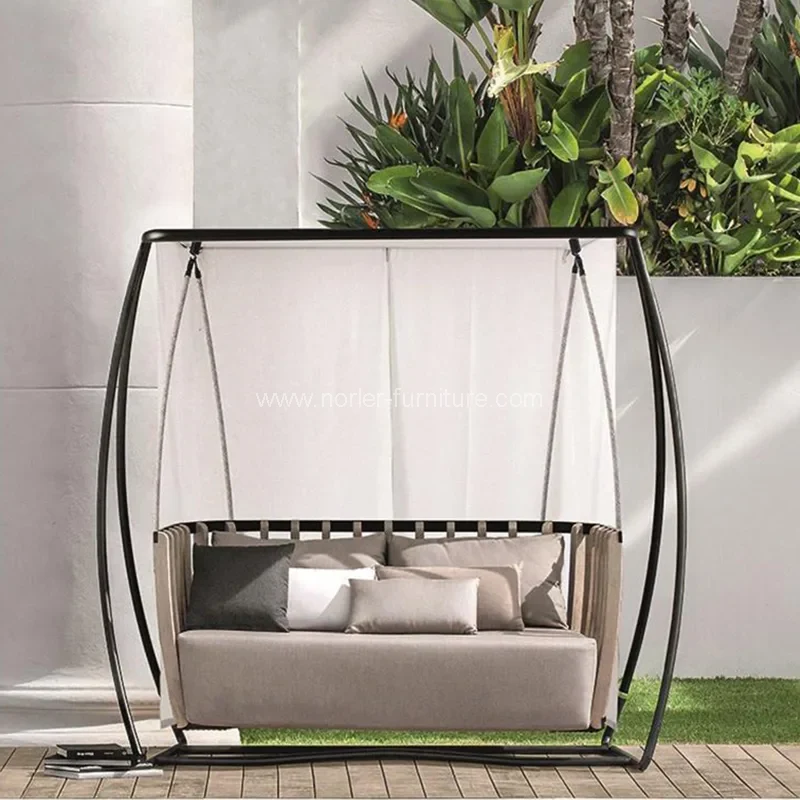 How Does the Aluminum Frame Rope Adumbrate Swing Chair Enhance Your Outdoor Relaxation Experience