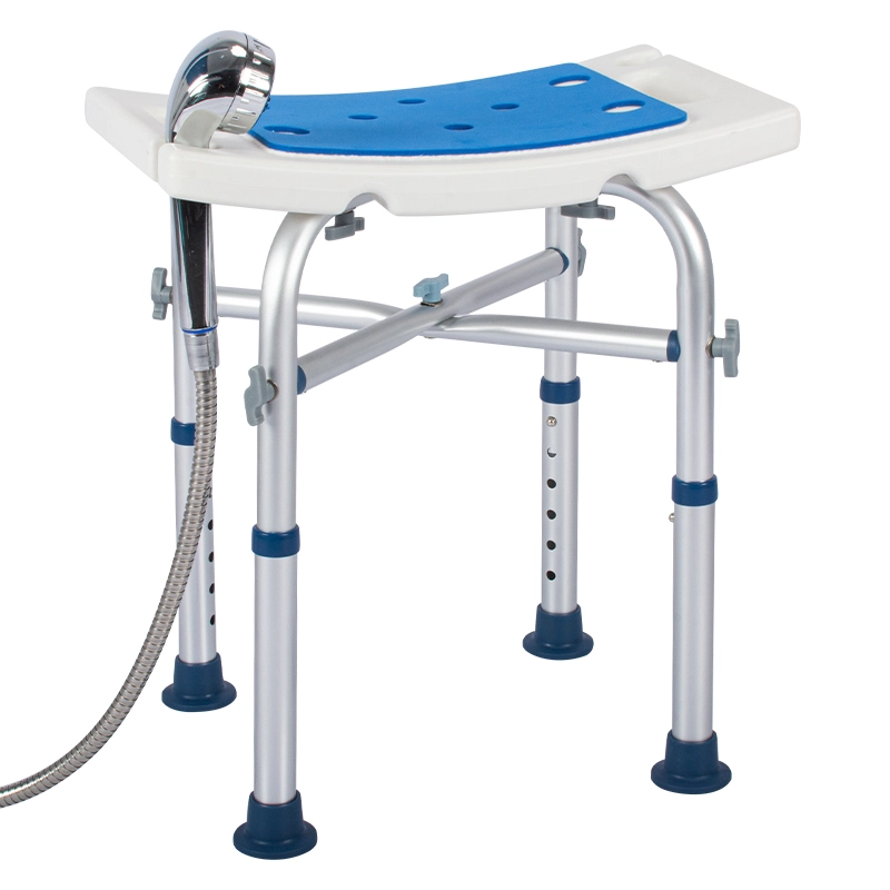 How Does a White Tool-Free Assembly Shower Stool Improve Bathroom Safety and Customization?