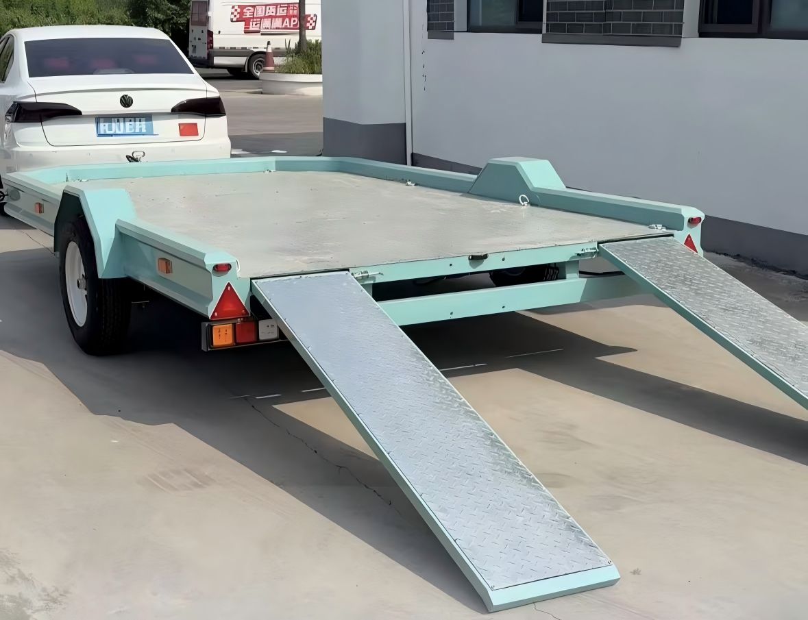 China Model 200 Single-Axle Flatbed Trailer Factory Manufacturing Processes and Quality Control