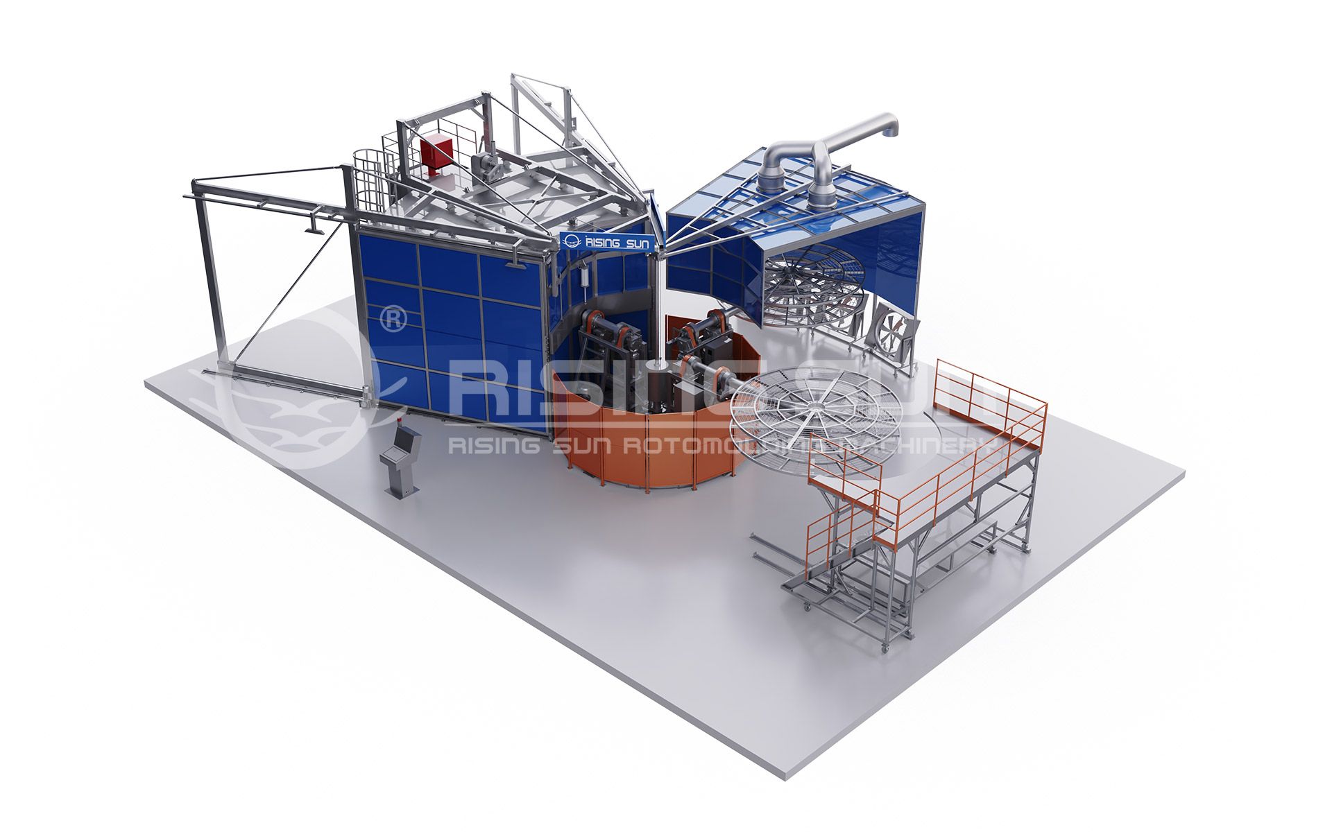 Stationary Oven Carousel Rotomolding Machine: China’s Manufacturing Expertise and Key Advantages