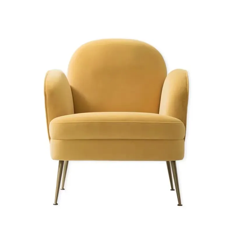 American Style Armchair Metal Frame Living Room Furniture Accent Chair Sofa