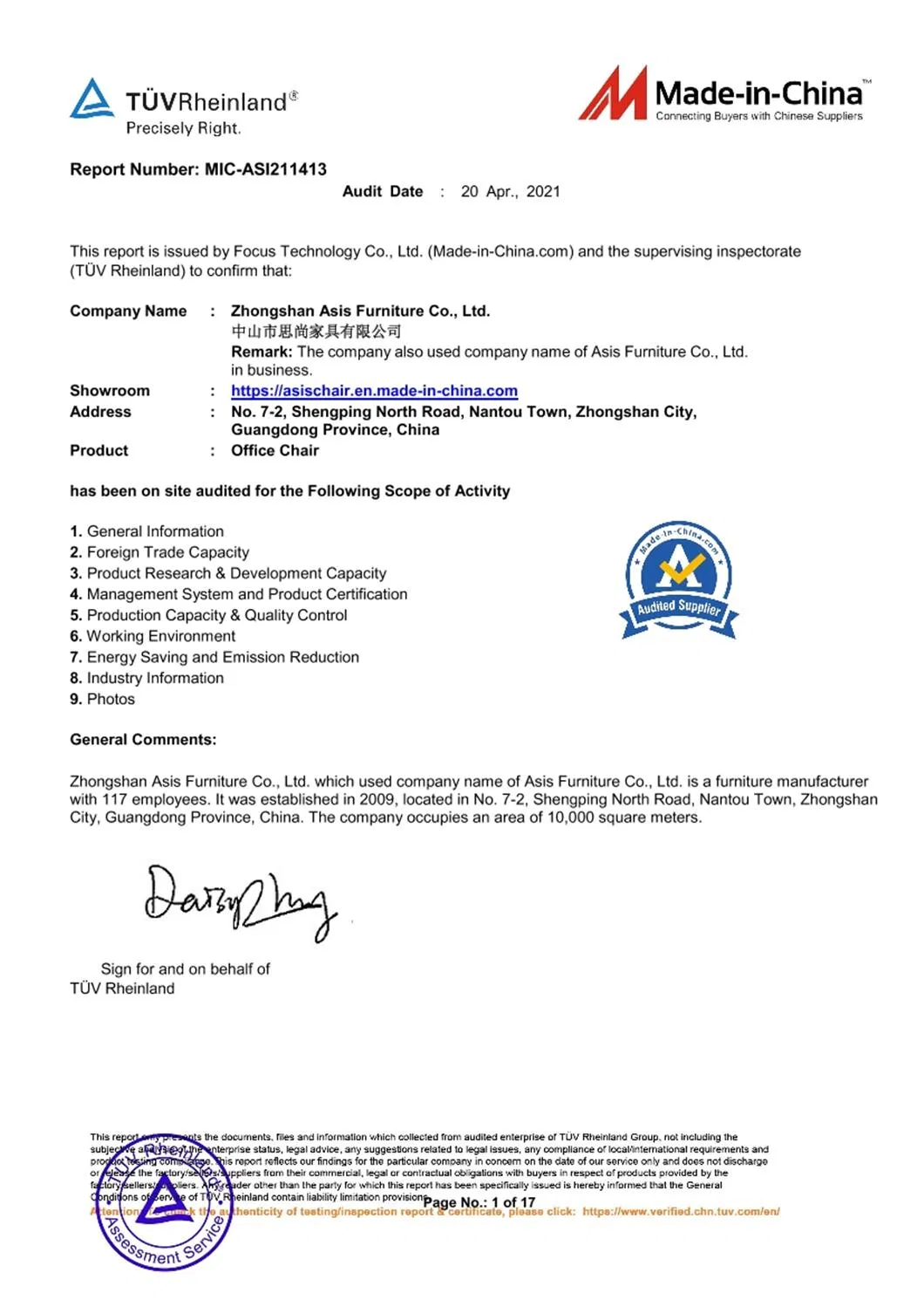 Arco High Back Genuine Leather Armchair Adjustable Tilting Office Furniture