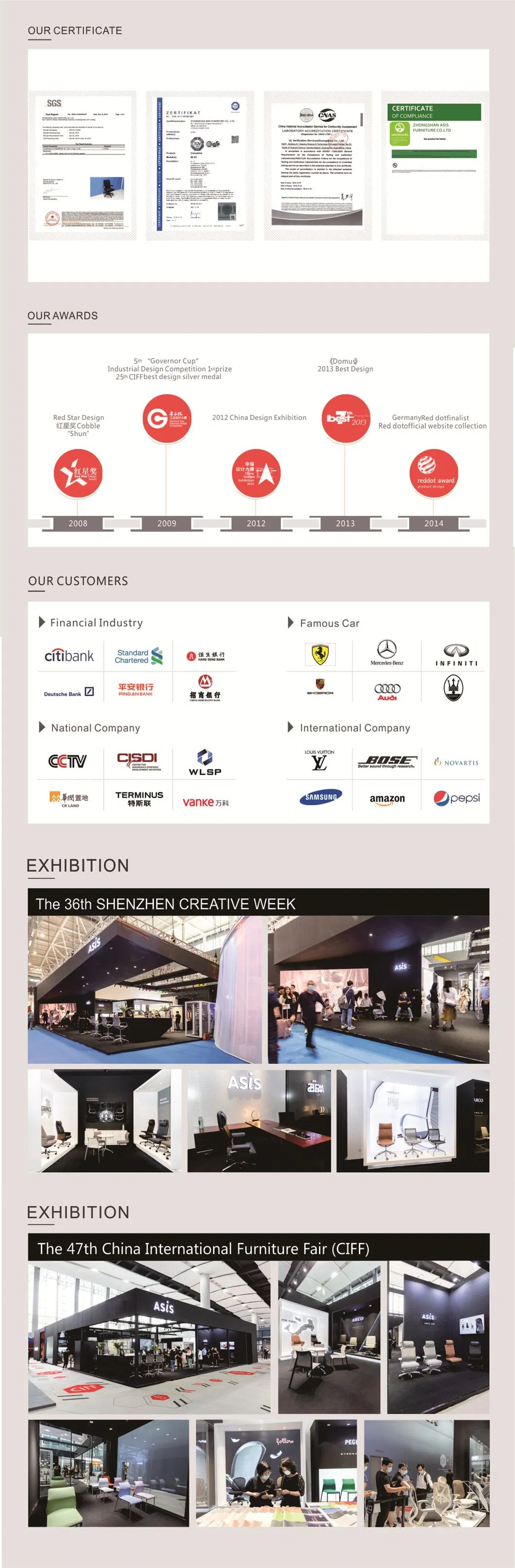 Asis Grace MID Back Swivel Adjustable Height Leather Home Office Chairs Executive Leather Mesh Office Chairs