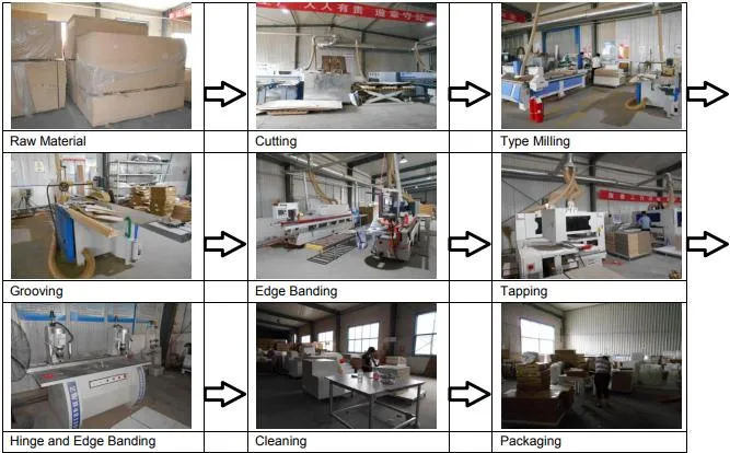 Black Walnut Customized Simple Office Computer Desk