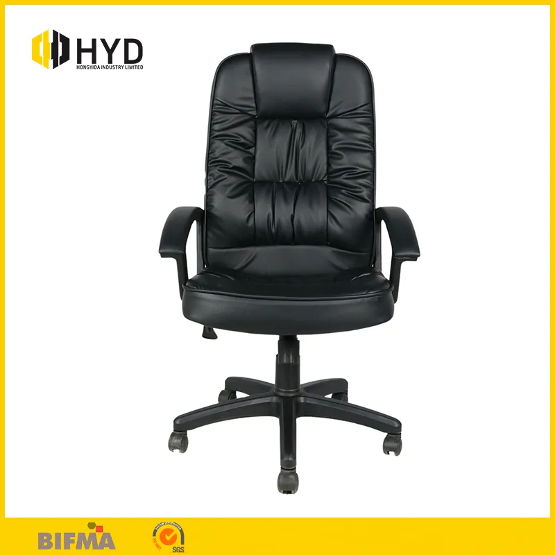 Brown Leather Executive Office Chair for Sale Boss CEO Office Furniture High Back Leather Office Chair Armrest Swivel Revolving