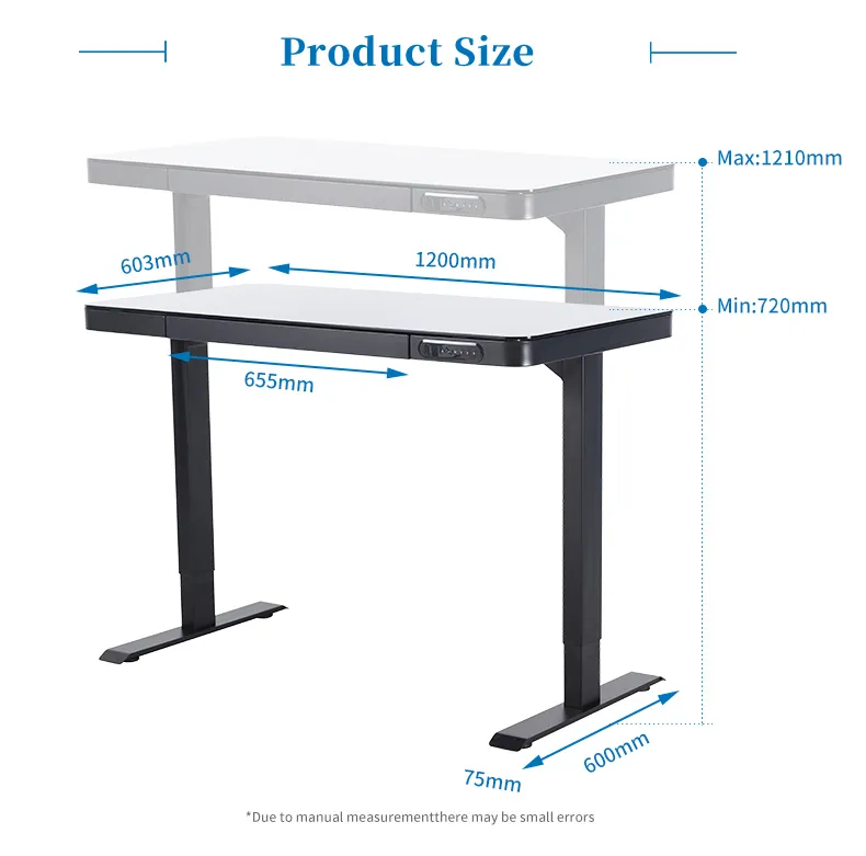 China Electric Height Adjustable Computer Desk Study Table Wholesale Supplier