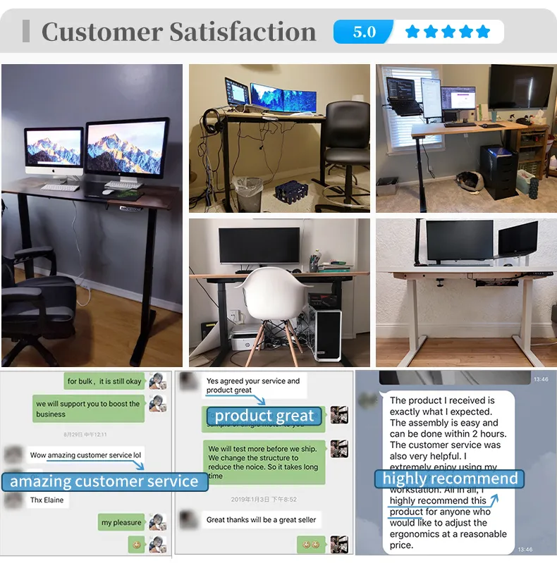 China Electric Height Adjustable Computer Desk Study Table Wholesale Supplier