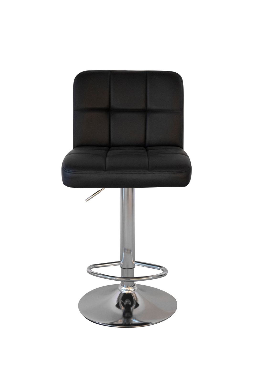 China Wholesale Commercial Furniture Vintage Metal Frame Hotel PU Leather High Bar Chair