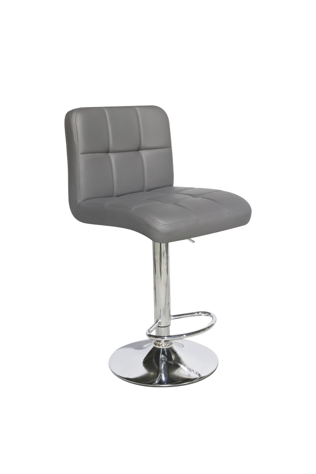 China Wholesale Commercial Furniture Vintage Metal Frame Hotel PU Leather High Bar Chair