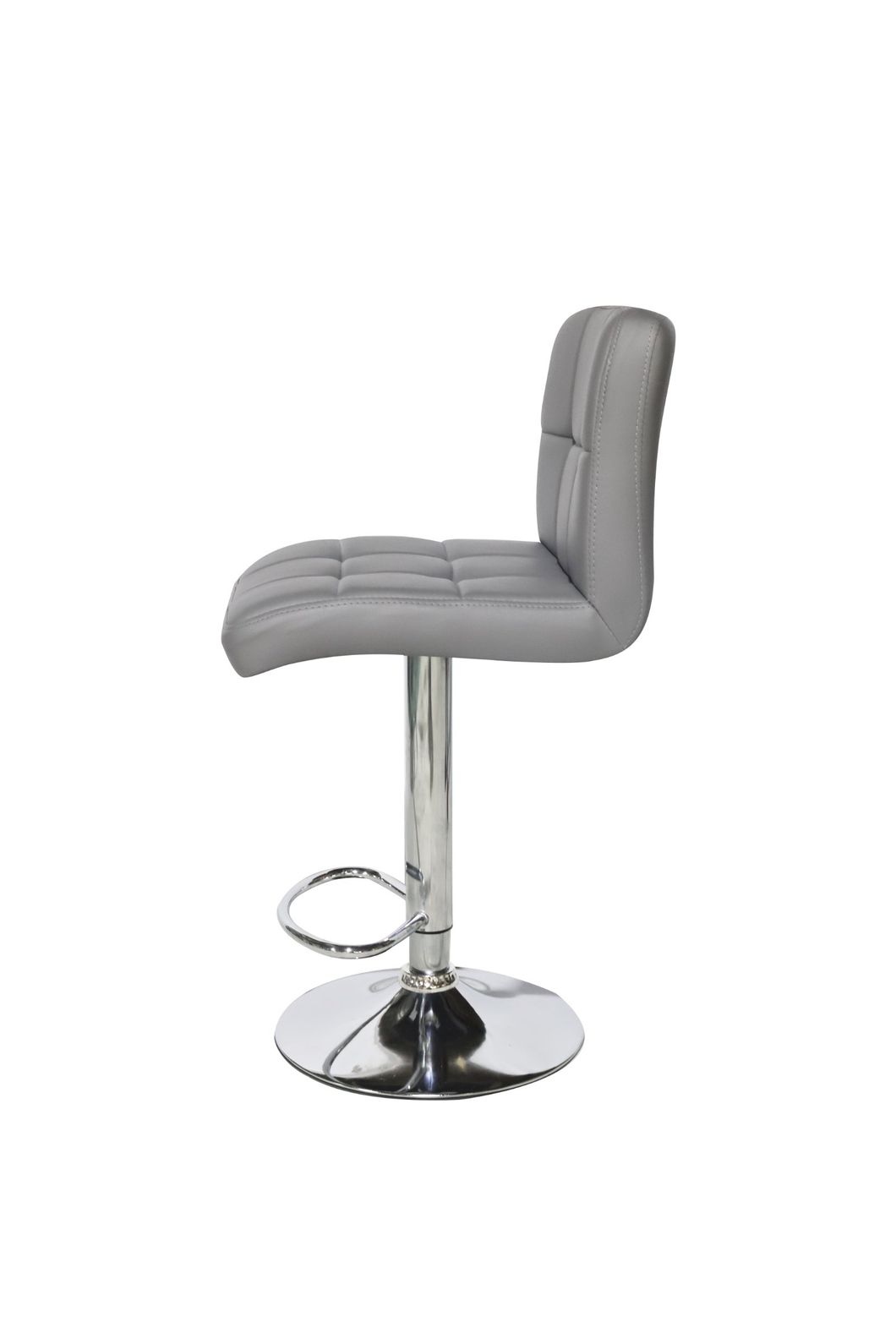 China Wholesale Commercial Furniture Vintage Metal Frame Hotel PU Leather High Bar Chair