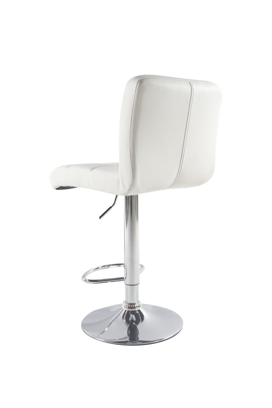 China Wholesale Commercial Furniture Vintage Metal Frame Hotel PU Leather High Bar Chair