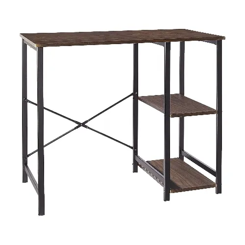 Classic Computer Desk with Shelves Home Office Desk