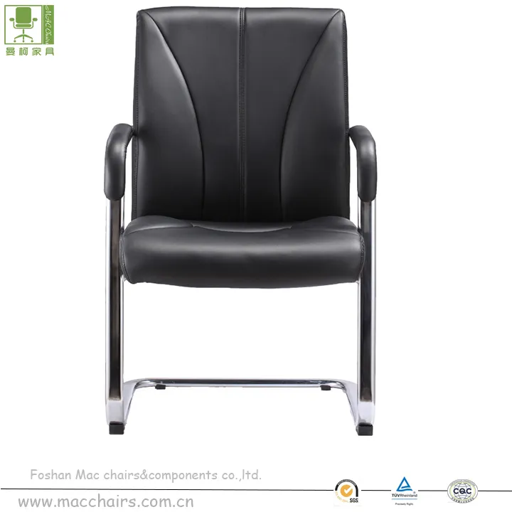 Conference Room Meeting Visitor Leather Office Chair with 2.0mm Frame