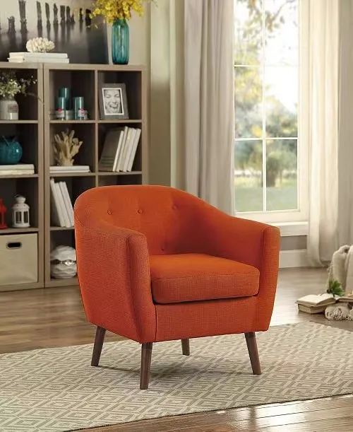 Customize Fashion Sofa Armchair Fabric Velvet Lounge Sofa Chair Modern Upholstered Tufted Armchair
