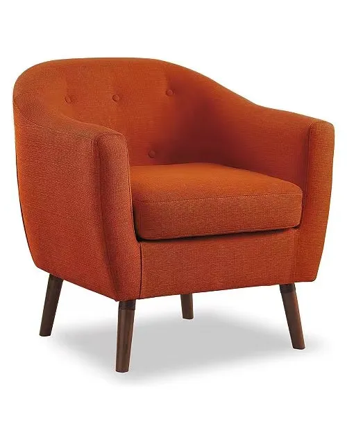 Customize Fashion Sofa Armchair Fabric Velvet Lounge Sofa Chair Modern Upholstered Tufted Armchair