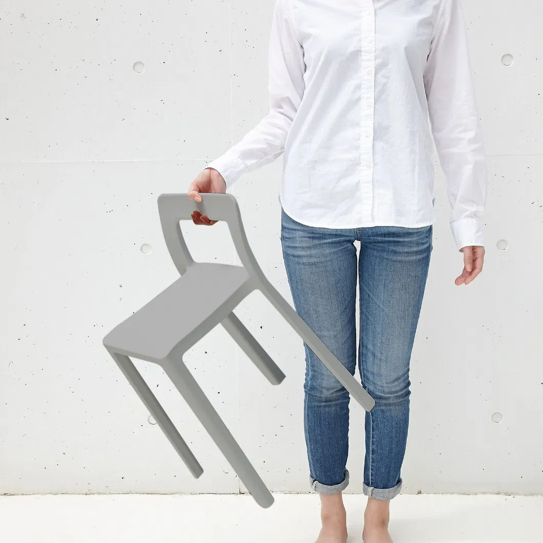 Dining Room Furniture Sillas Plasticas Chaise Cheap Price Modern Restaurant Leisure Cafe Stackable Dining Plastic Chair Dining Room