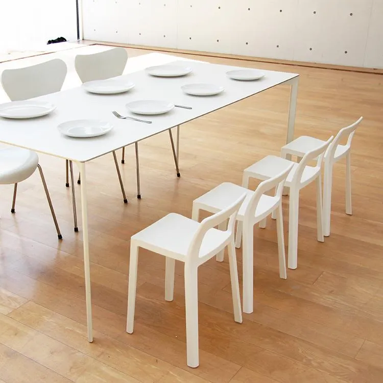 Dining Room Furniture Sillas Plasticas Chaise Cheap Price Modern Restaurant Leisure Cafe Stackable Dining Plastic Chair Dining Room