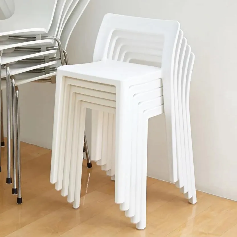 Dining Room Furniture Sillas Plasticas Chaise Cheap Price Modern Restaurant Leisure Cafe Stackable Dining Plastic Chair Dining Room