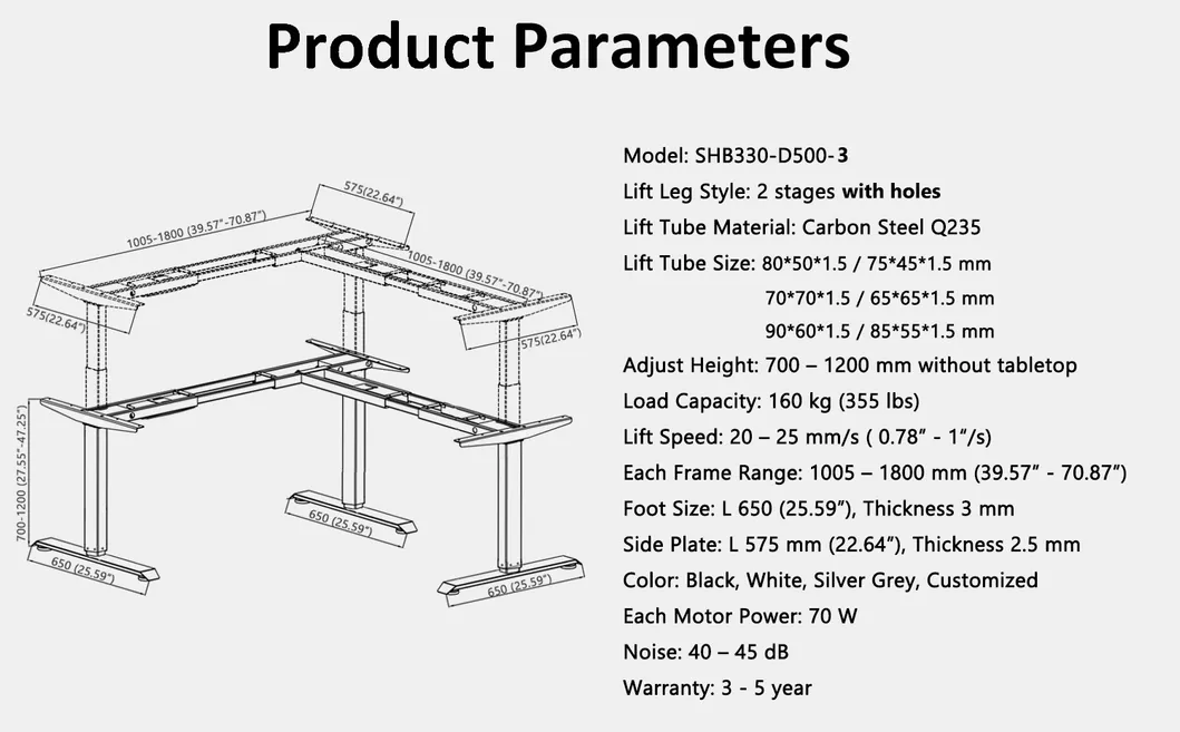 Ergonomic Electric Sit Standing Desk Manufacturer Cost Height Adjust Desk