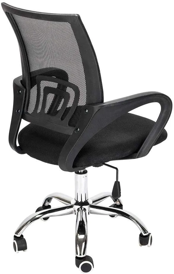 Ergonomic MID-Back Mesh Computer Office Chair Desk Task Swivel Chair Black