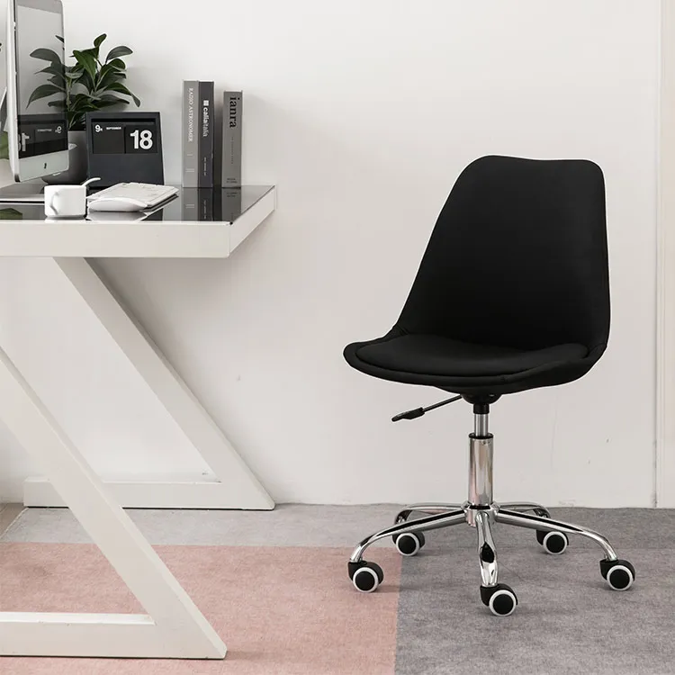 Fabric Velvet Classroom Swivel Task Chair with Caster Wheel Conference Room