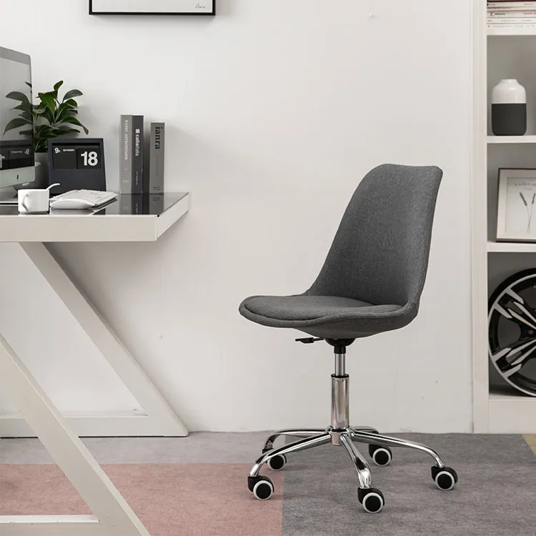Fabric Velvet Classroom Swivel Task Chair with Caster Wheel Conference Room