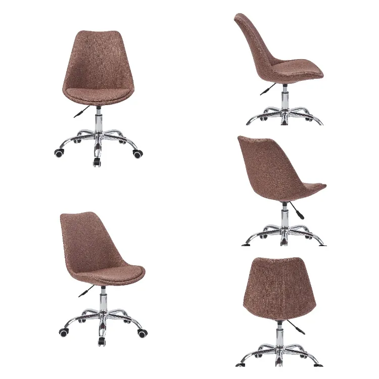 Fabric Velvet Classroom Swivel Task Chair with Caster Wheel Conference Room