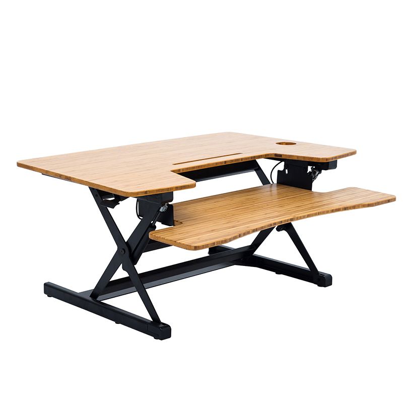 Foldable Height Adjustable Sit Stand up Laptop Desk Converter Riser