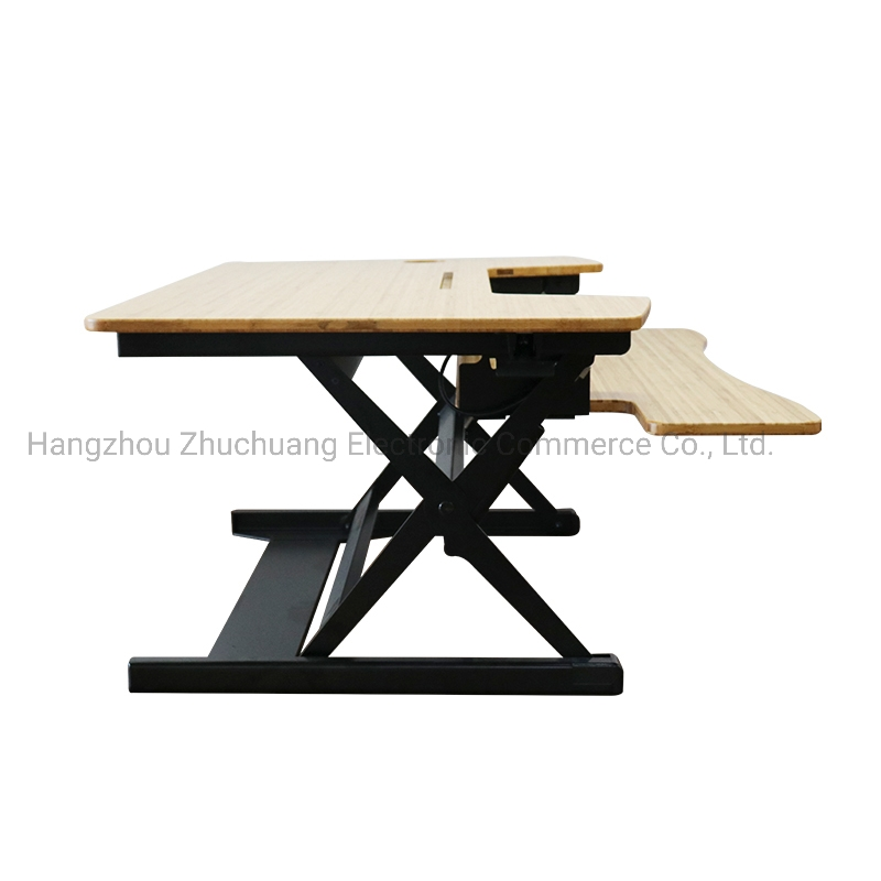 Foldable Height Adjustable Sit Stand up Laptop Desk Converter Riser