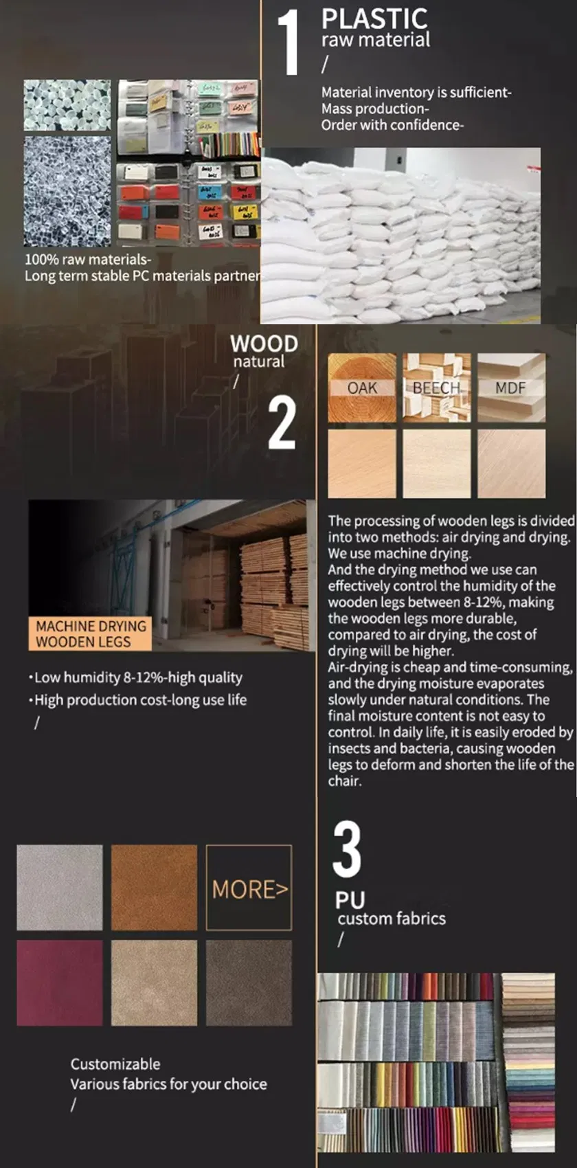 Free Sample Modern Dining Room Furniture PP Dining Chair Stacking Cheap Plastic Chairs Wholesale