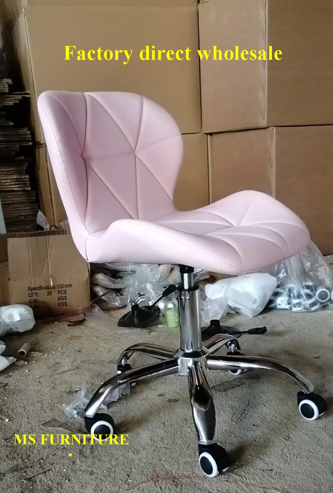 Gaming Chair Chaise Coiffure Chaise De Bureau Husk Blanc Butterfly Chair White Leather Chair Swivel