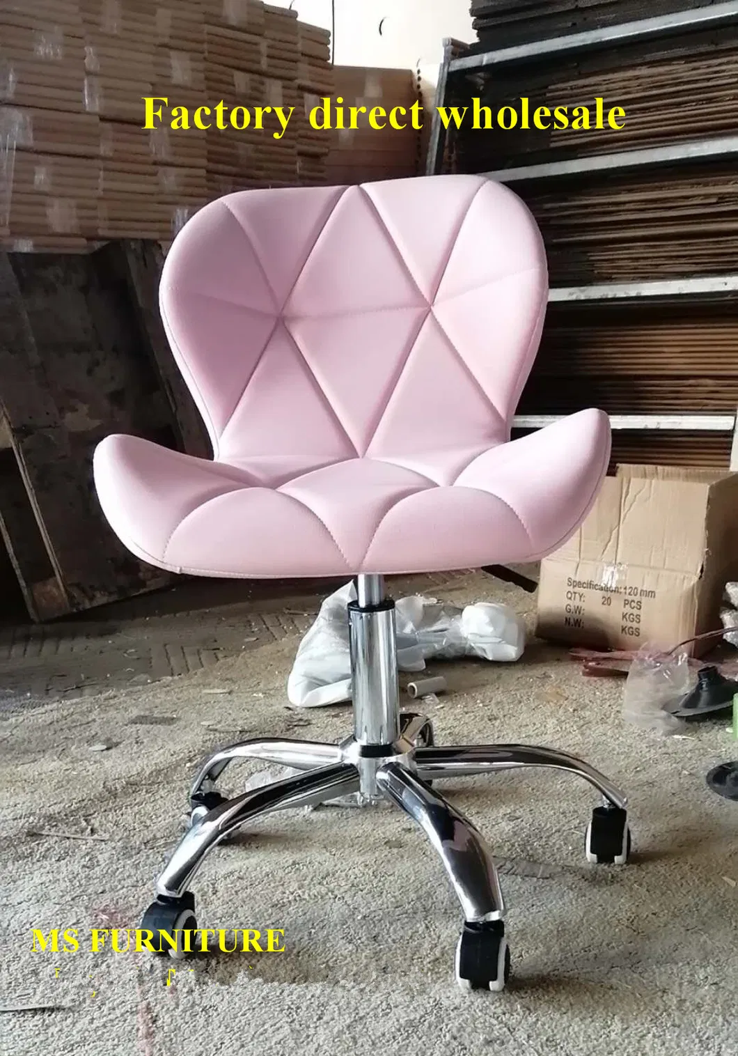 Gaming Chair Chaise Coiffure Chaise De Bureau Husk Blanc Butterfly Chair White Leather Chair Swivel