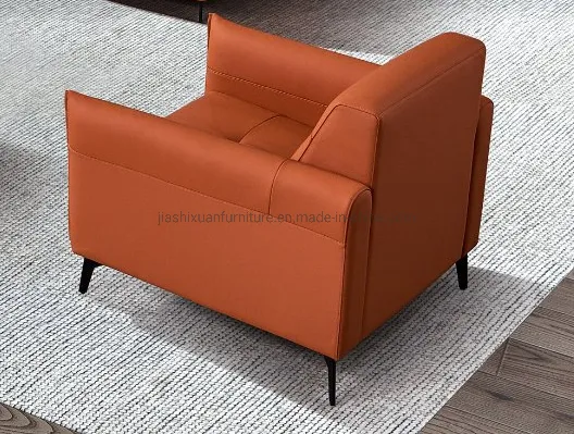 High-End Leather Intelligent Voice Control Electric Retractable and Lockable Office Sofa for Boss Office Waiting Area