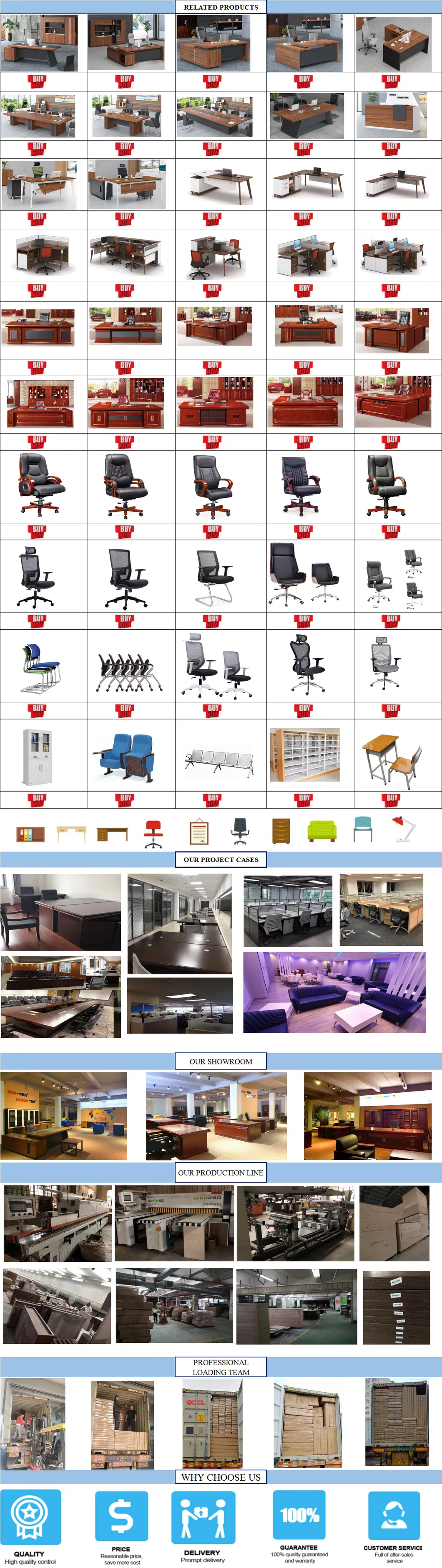 High End PU Genuine Leather Modern High Back Office Chair (R-1822)