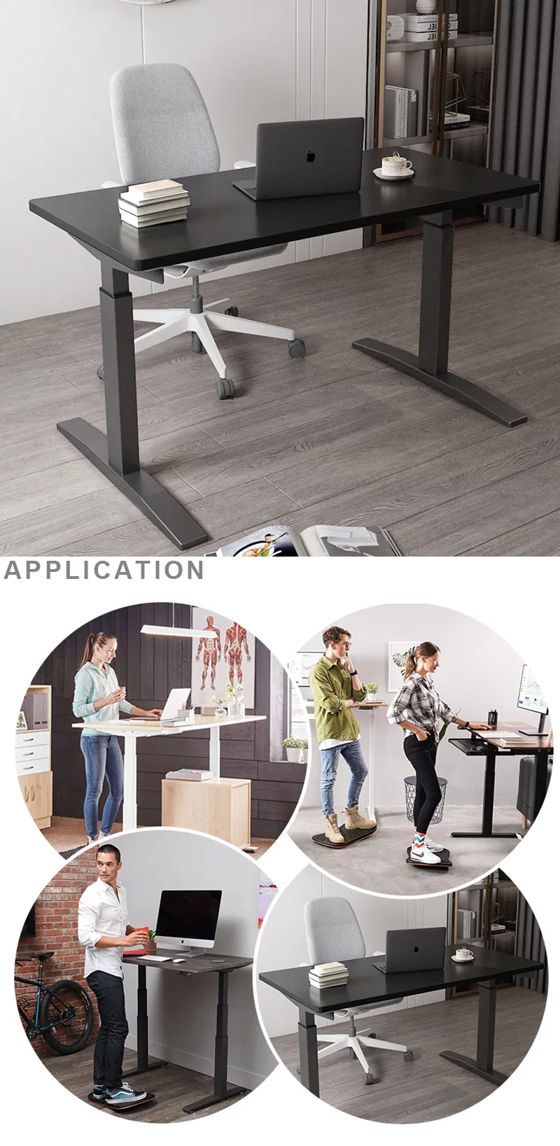High Quality Modern Metal Desk Electric Lifting Table