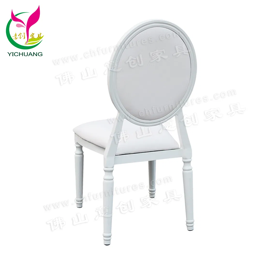 Hyc- D04 -10 Hot Selling Stacking Aluminum Xvi White Louis Chair for Wedding