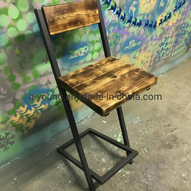 Industrial Style Pub Chair in Minimalist Style, Bar Chair