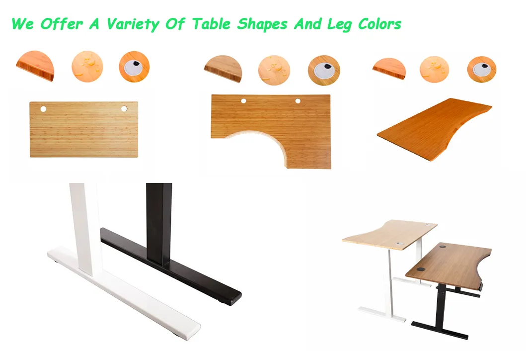 L Shape Boss Office Desk Adjustable Electric Standing Table