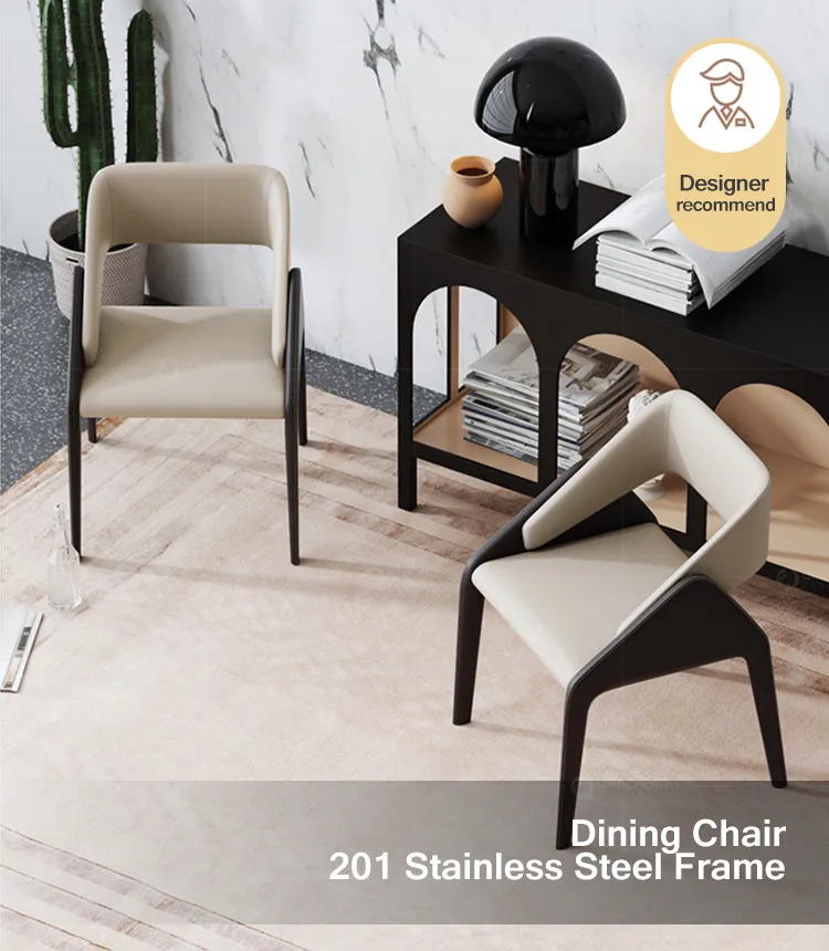 Luxury Comfortable Furniture Hotel Modern Lounge Metal Dining Chair with Armrest