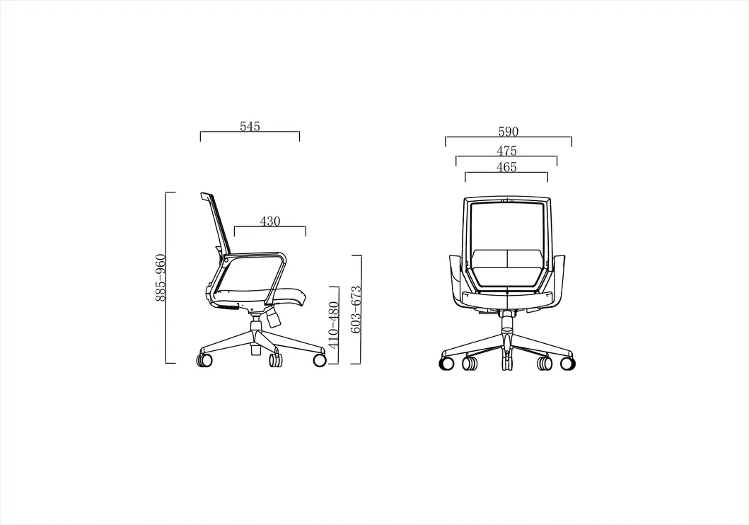 Manufacturers Full Mesh Swivel Staff Task Computer Desk Office Chairs with Arm