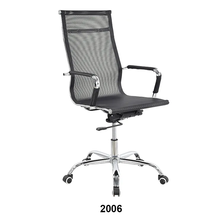 Mesh Executive Desk Chairs Black Fabric