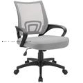 MID Back Mesh Office Chair Swivel Black Mesh Ergonomic Study Chair