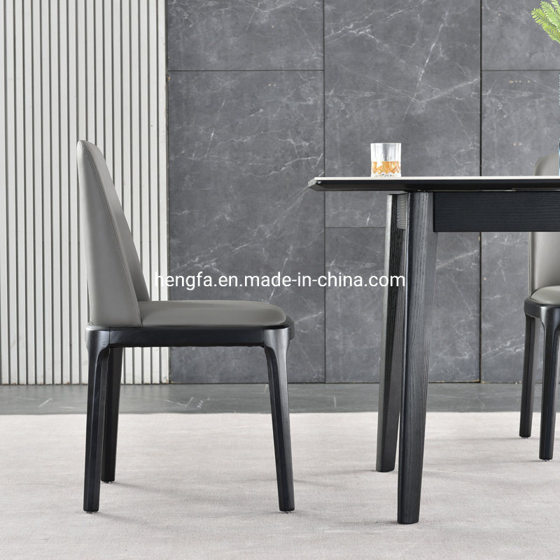 Minimalist Manufacture Modern Leather Hotel Furniture Dining Chairs