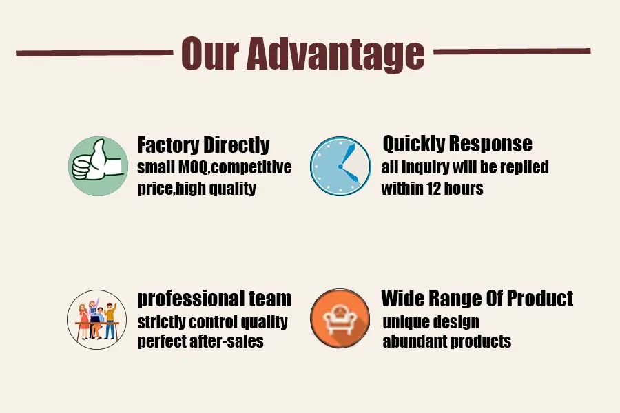 Modern Furniture Leather Back Round Tube Four-Legged Dining Chair