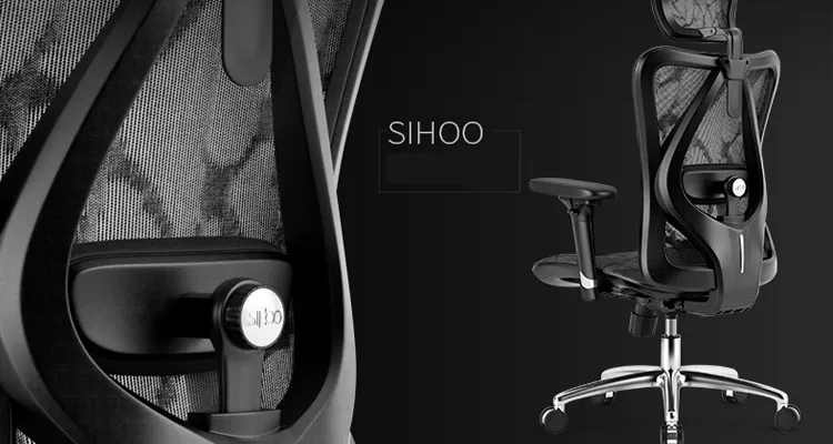 Modern Mesh Ergonomic Executive Office Chair with Sliding Seat