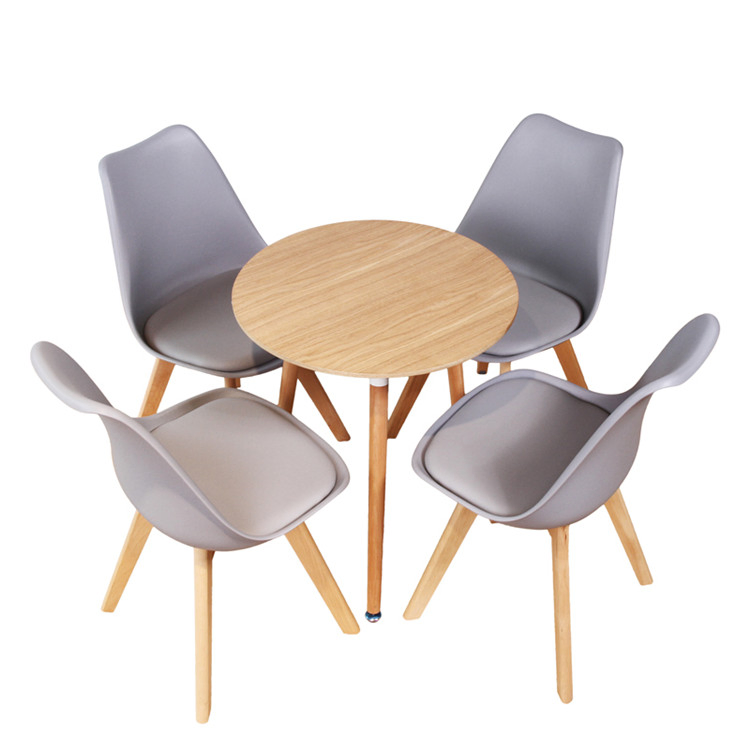 Modern Milano 80*80 Round Wood Conference Table Rustic Dining Room Set Table