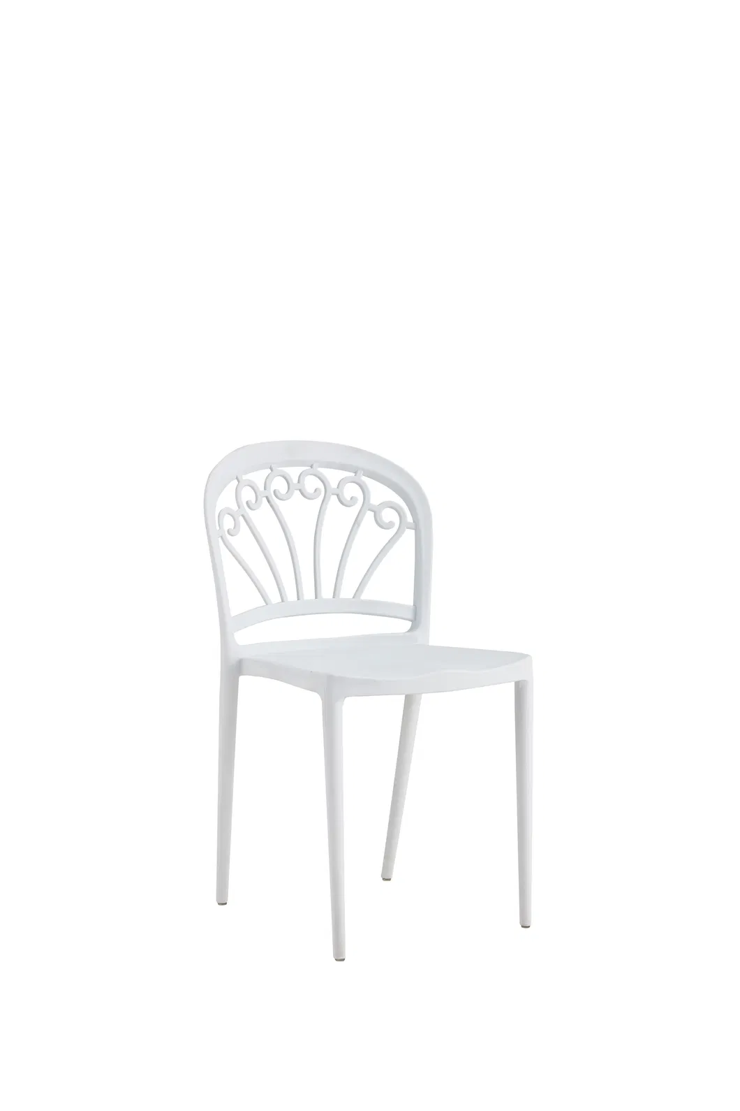 Modern PP Dining Chairs Plastic Chaise Without Armchair Yard Home Chair Restaurant Chairs